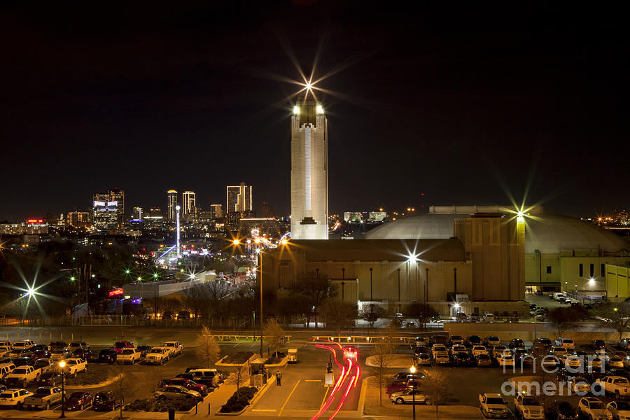 Ft Worth and Will Rogers Coliseum  Photograph by Anthony Totah