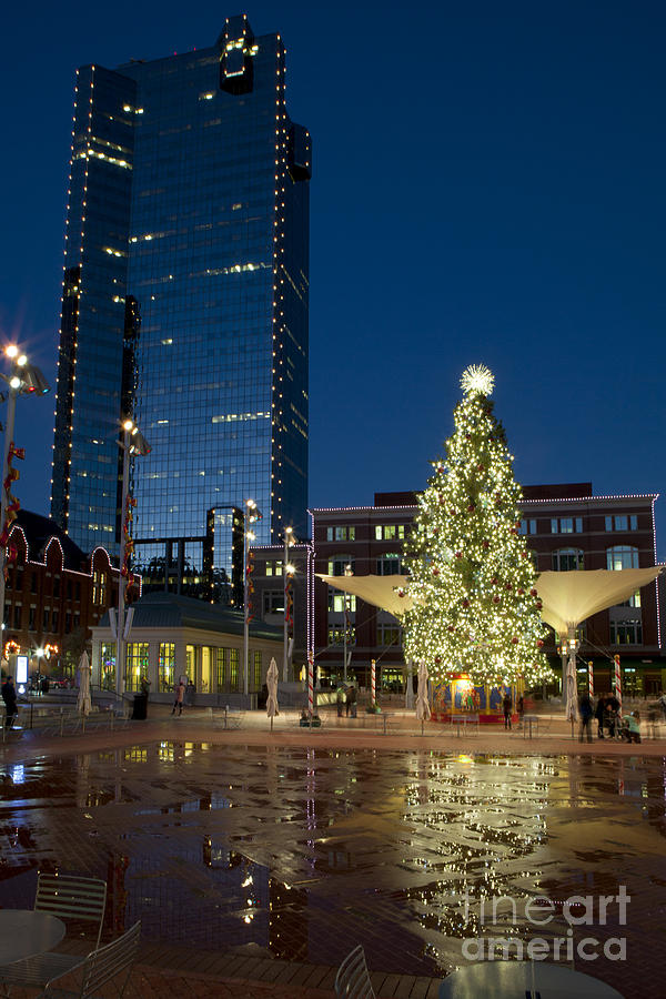 Ft Worth Texas Christmas Photograph by Anthony Totah