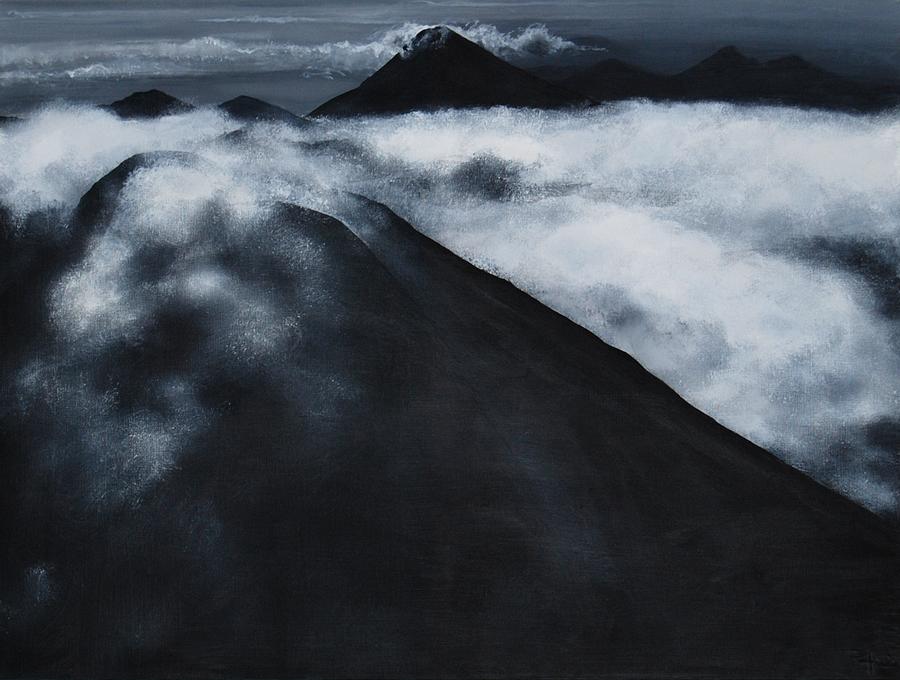 Volcano Painting - Fuego Volcano by Patricia Ann Dees Volcano Painting - Fuego Volcano by Patricia Ann Dees