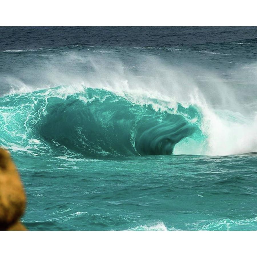 Surf Photograph - Fugly!  #wa #surf #wave #slab #waveporn by Mik Rowlands