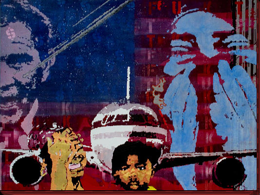 Usa Flag Painting - Fukt by Greg Leonard Usa Flag Painting - Fukt by Greg Leonard