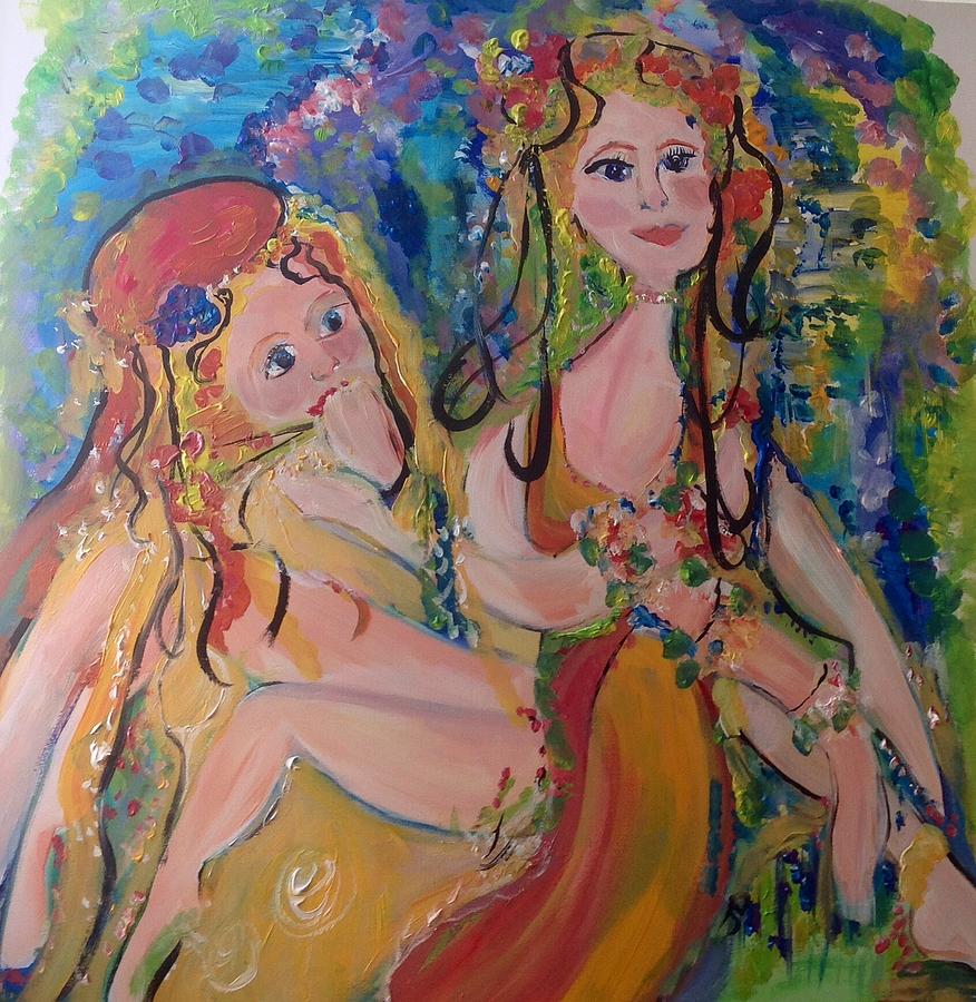 Fulfilling friendship Painting by Judith Desrosiers