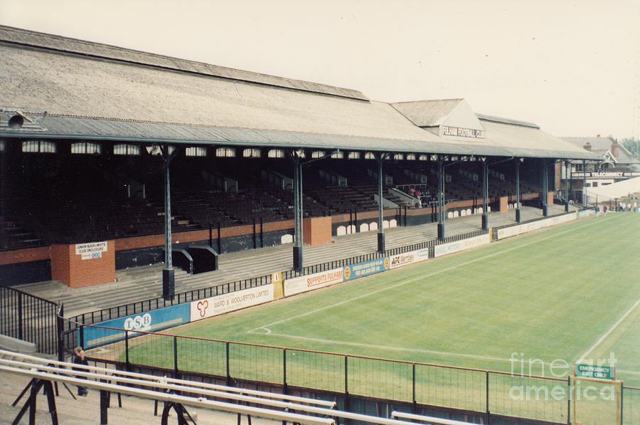 Fulham - Craven Cottage - East Stand Stevenage Road 3 - Leitch - August 1991 Photograph by Legendary Football Grounds