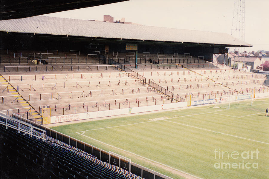 Fulham - Craven Cottage - North Stand Hammersmith End 1 - April 1991 Photograph by Legendary Football Grounds