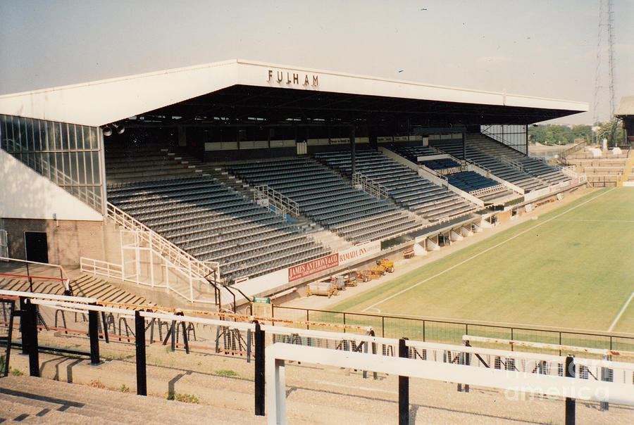 Fulham - Craven Cottage - Riverside Stand 3 - September 1991 Photograph by Legendary Football Grounds