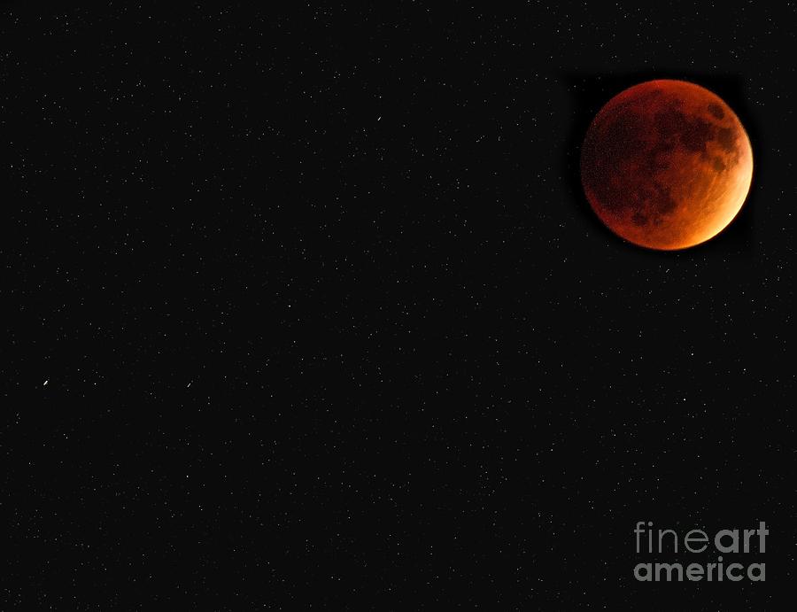 Full Blood Moon Eclipse Photograph by Ty Shults