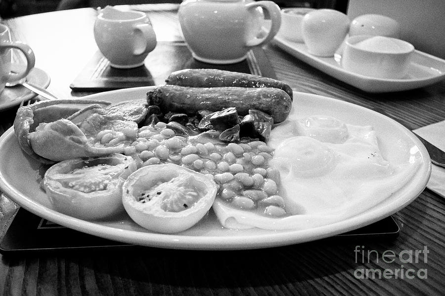 full english breakfast in a cafe in Keswick Lake District Cumbria