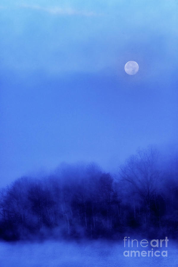 Full Frosty Moon  Photograph by Thomas R Fletcher