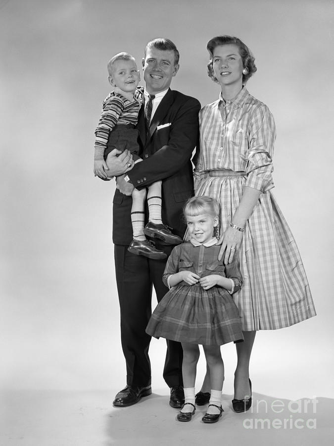traditional american family 1950