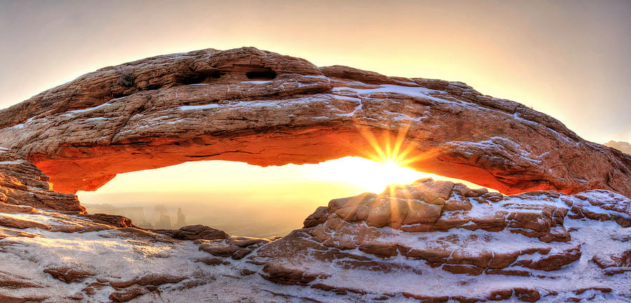 Full Mesa Sunburst Photograph by David Andersen