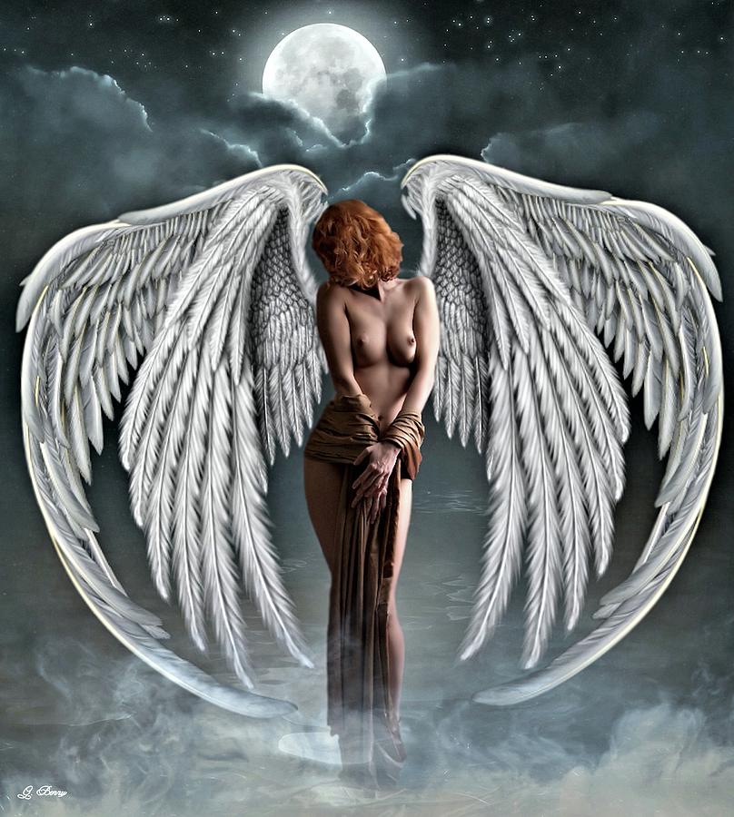 Full Moon Angel is a photograph by Gayle Berry which was uploaded on May 21...