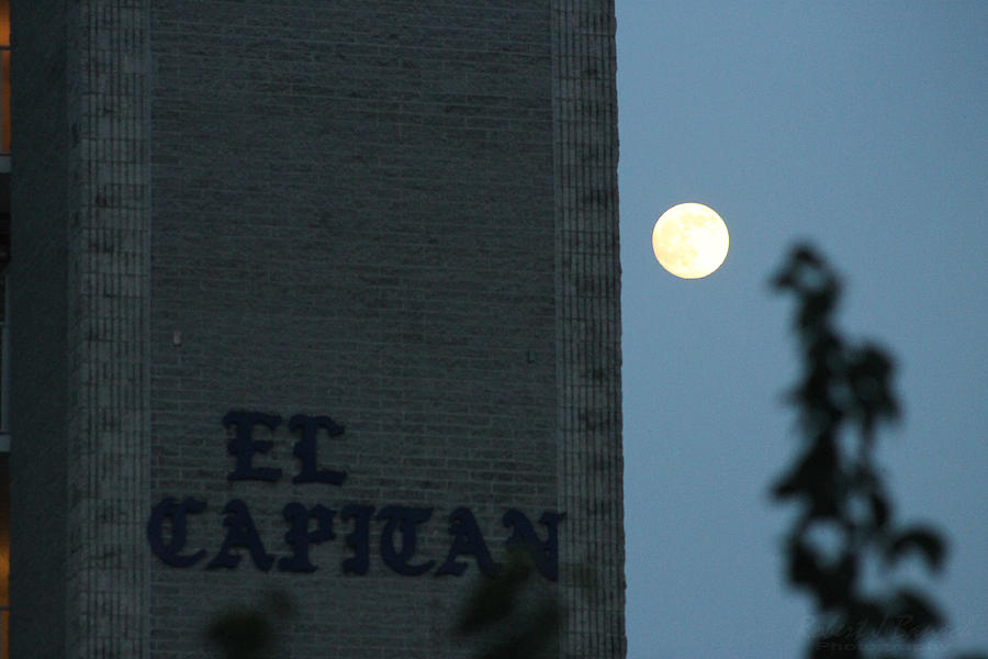 Full Moon At El Capitan Photograph by Robert Banach