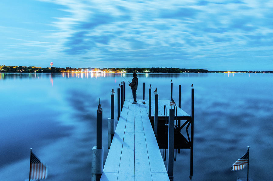 Full Moon Fishing Photograph by Ben Ford | Fine Art America