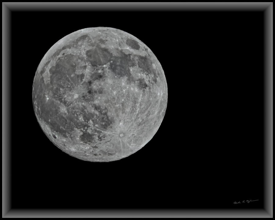 Full Moon h05 Photograph by Mark Myhaver