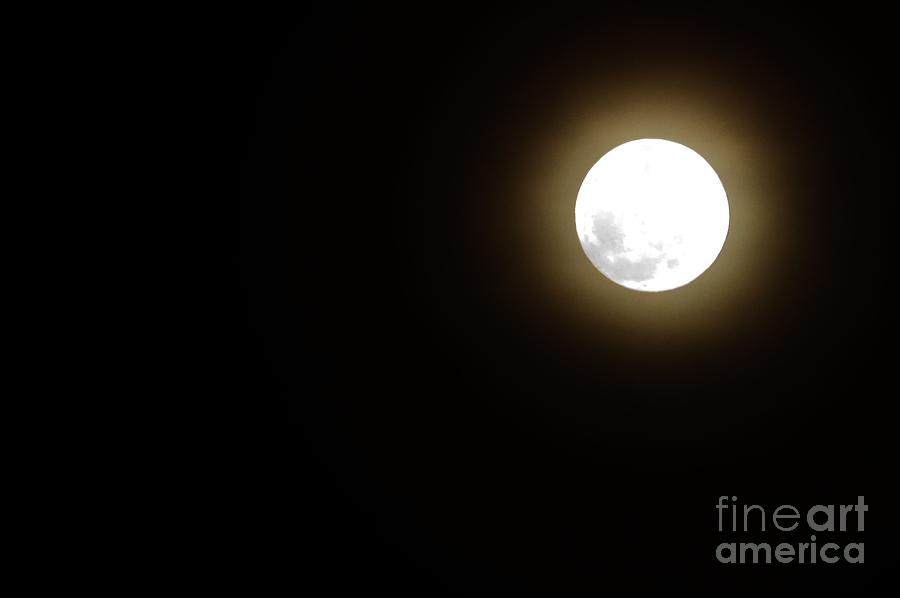 Full Moon On Good Friday Photograph by Bob Sample