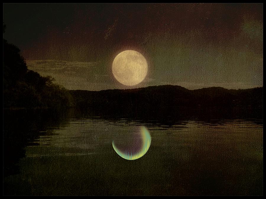 Full Moon Over Water Photograph By Shelley Smith