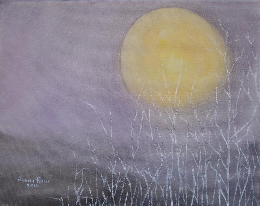 Full Moon Rising Painting by Judith Rhue