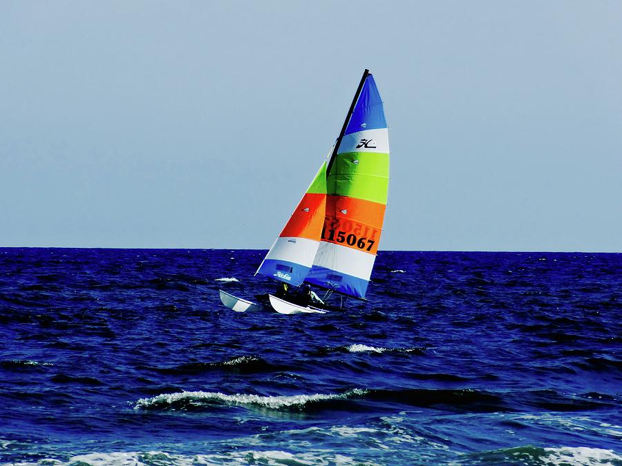 Sails Full Out Photograph by Alida M Haslett