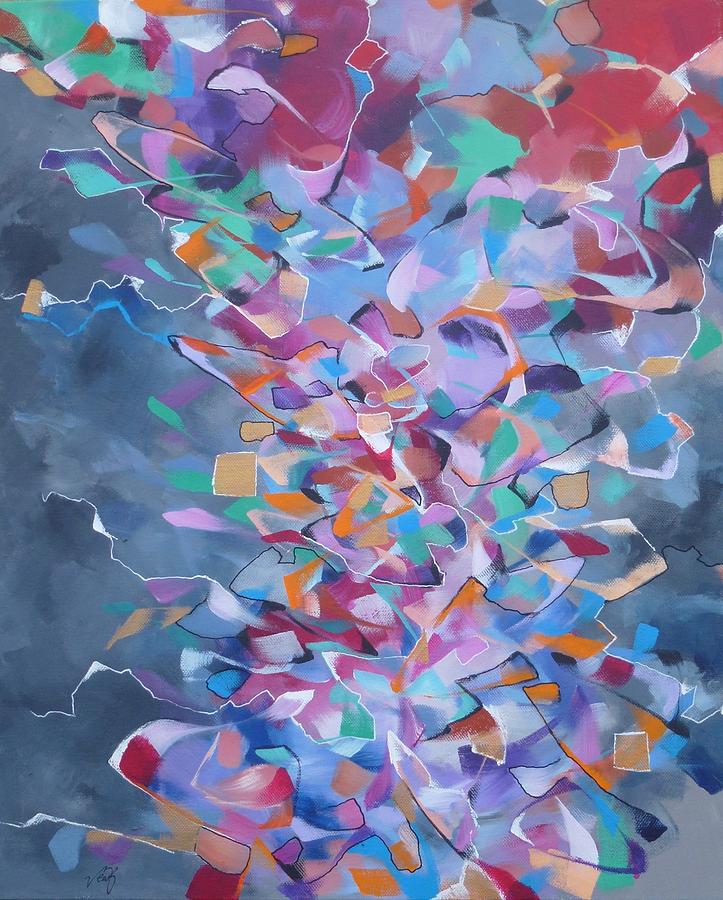 Abstract Painting - Full Spectrum by Jeni Bump