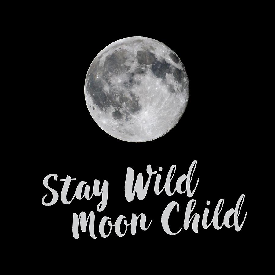 Full Strawberry Moon Stay Wild Square Photograph by Terry DeLuco