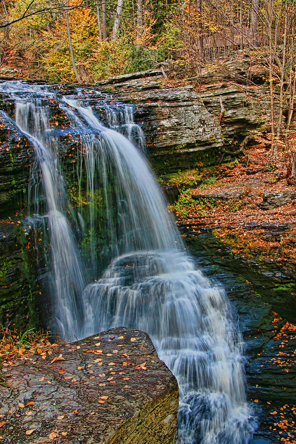 Nature Photograph - Fulmer Falls - Childs State Park by Allen Beatty
