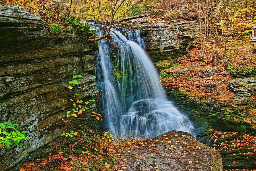 Fulmer Falls - Childs State Park 2 Photograph by Allen Beatty