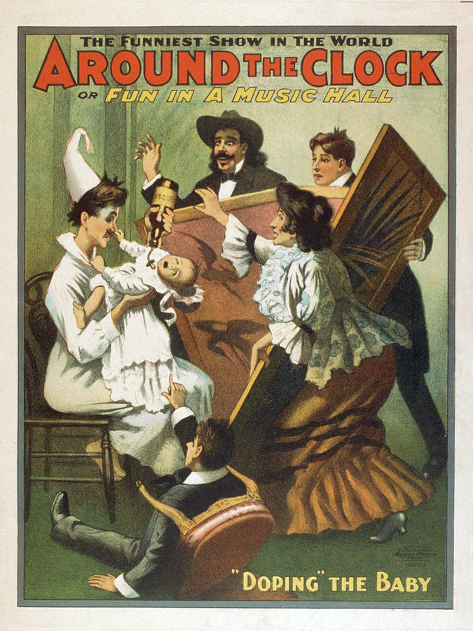 Fun In A Music Hall 1907 Mixed Media by Movie Poster Prints