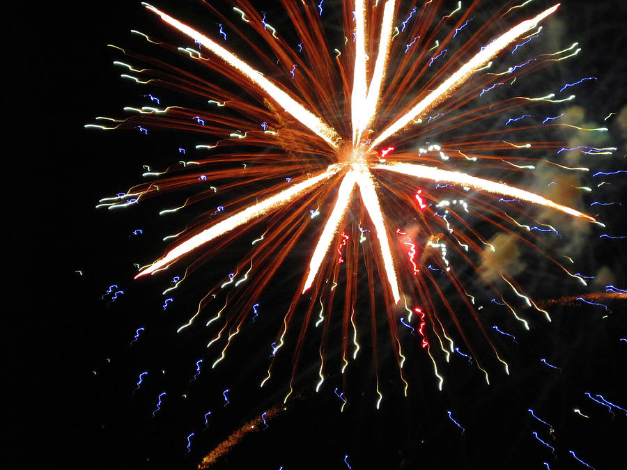 Fun with Fireworks 15 Photograph by Mary Bedy