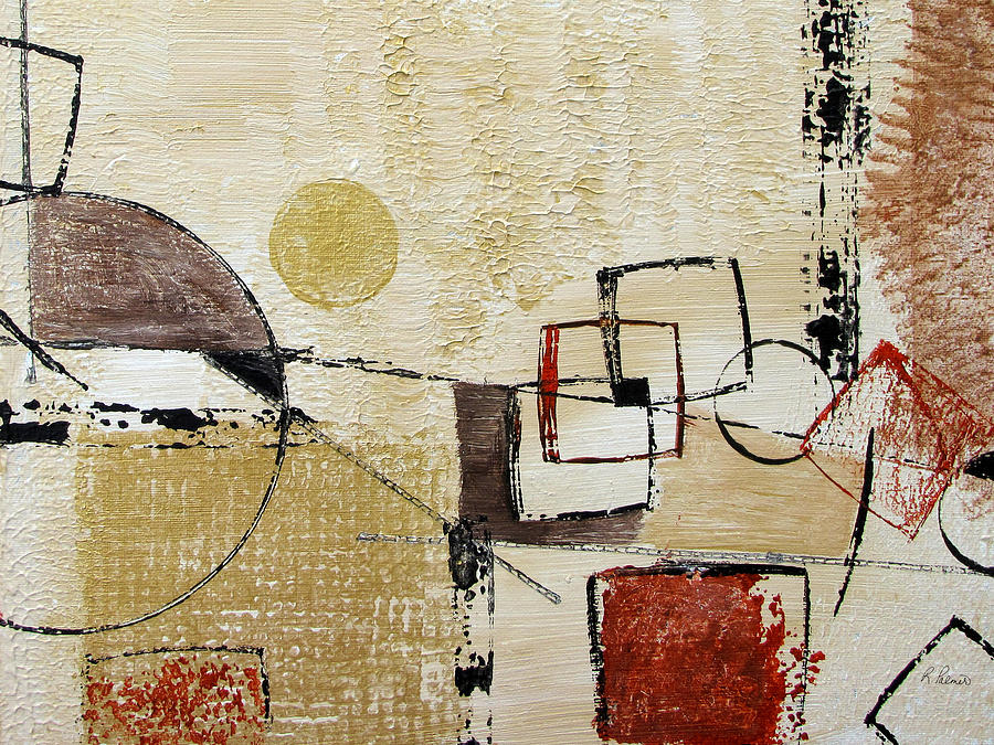 Abstract Painting - Fun With Shapes by Ruth Palmer
