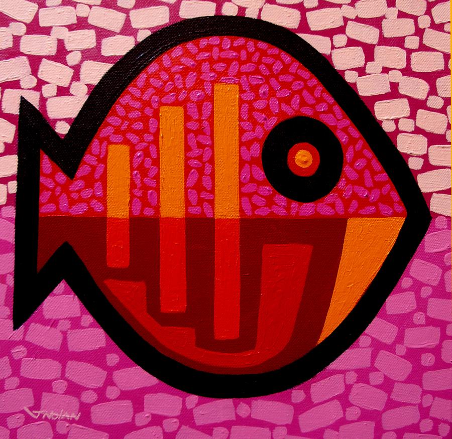 Fish. Psychedelic Painting - Funkadelic Fish II by John  Nolan