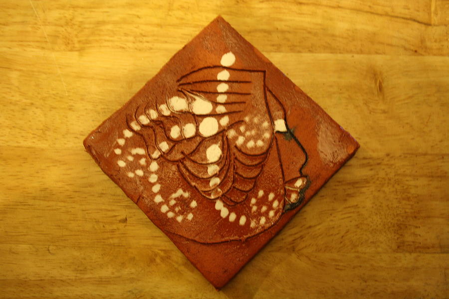 Funke - Tile Ceramic Art by Gloria Ssali
