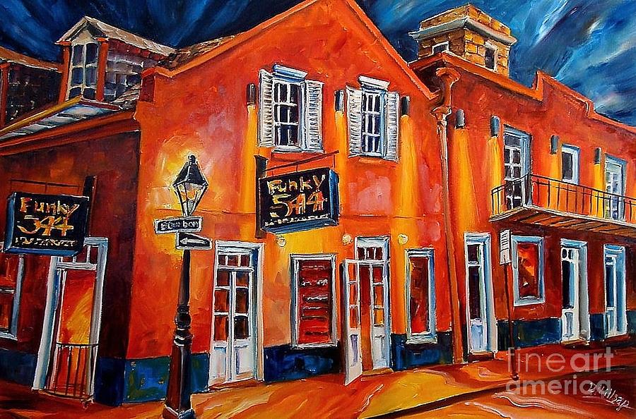 New Orleans Painting - Funky 544 - New Orleans by Diane Millsap