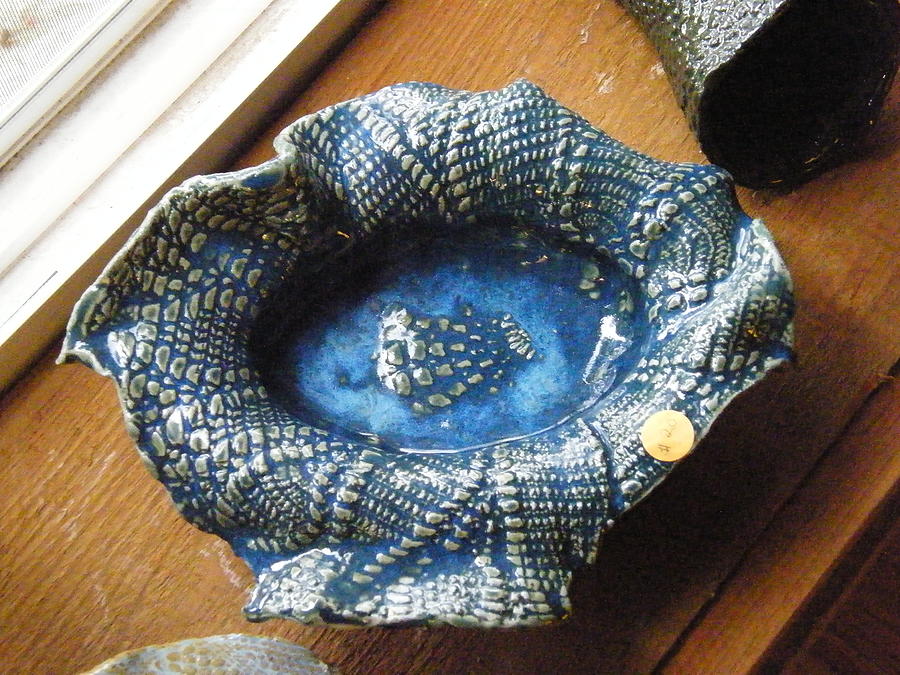 Bowl Ceramic Art - Funky Bowl by Margaret G Calenda