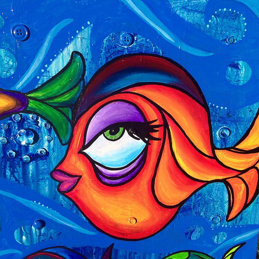 funky fish painting