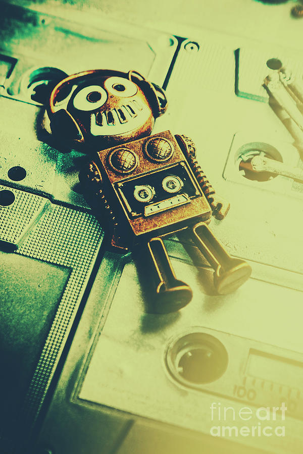Funky mixtape robot Photograph by Jorgo Photography