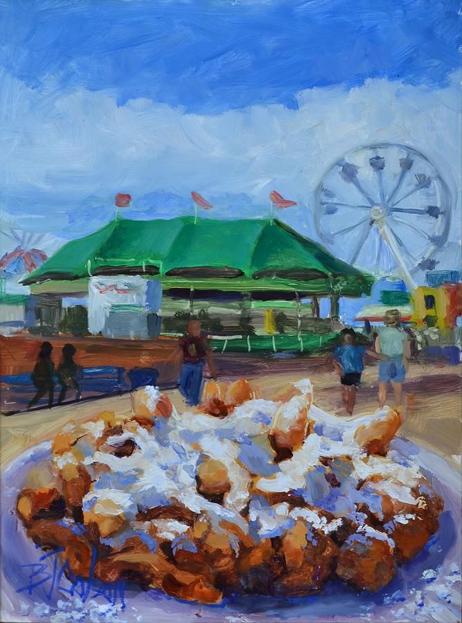 Funnel Cake  Painting by Billie Colson
