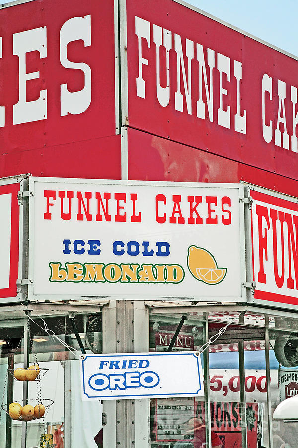 Funnel Cakes and Fried Oreos with digital effects Digital Art by William Kuta