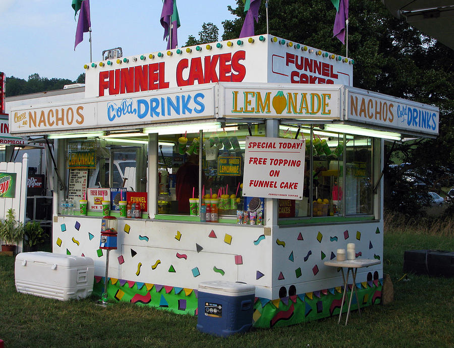 Funnel Cakes Concession Stand 2 Photograph by Richard Singleton