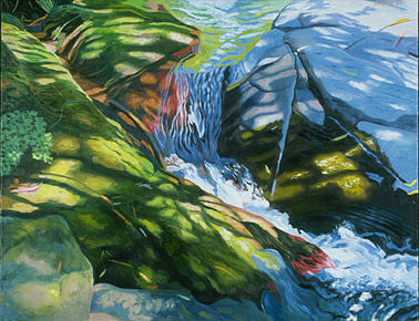 Funnelling Brook. Painting by James Burpee | Fine Art America