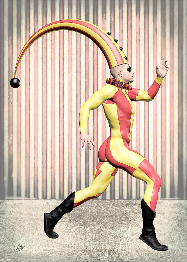 Cirque costume Digital Art by Quim Abella