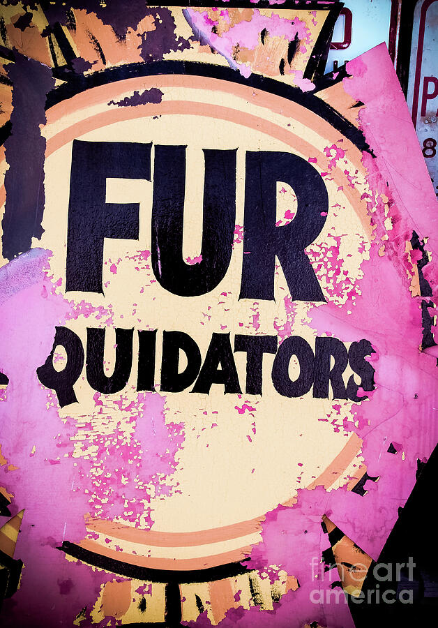 FUR - Sign Photograph by Colleen Kammerer