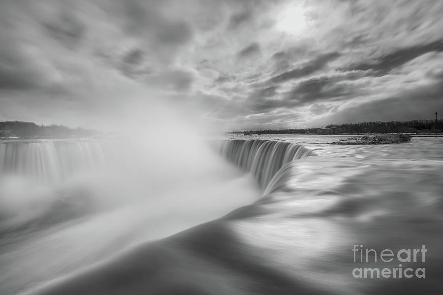 Fury of the Falls BW Photograph by Michael Ver Sprill