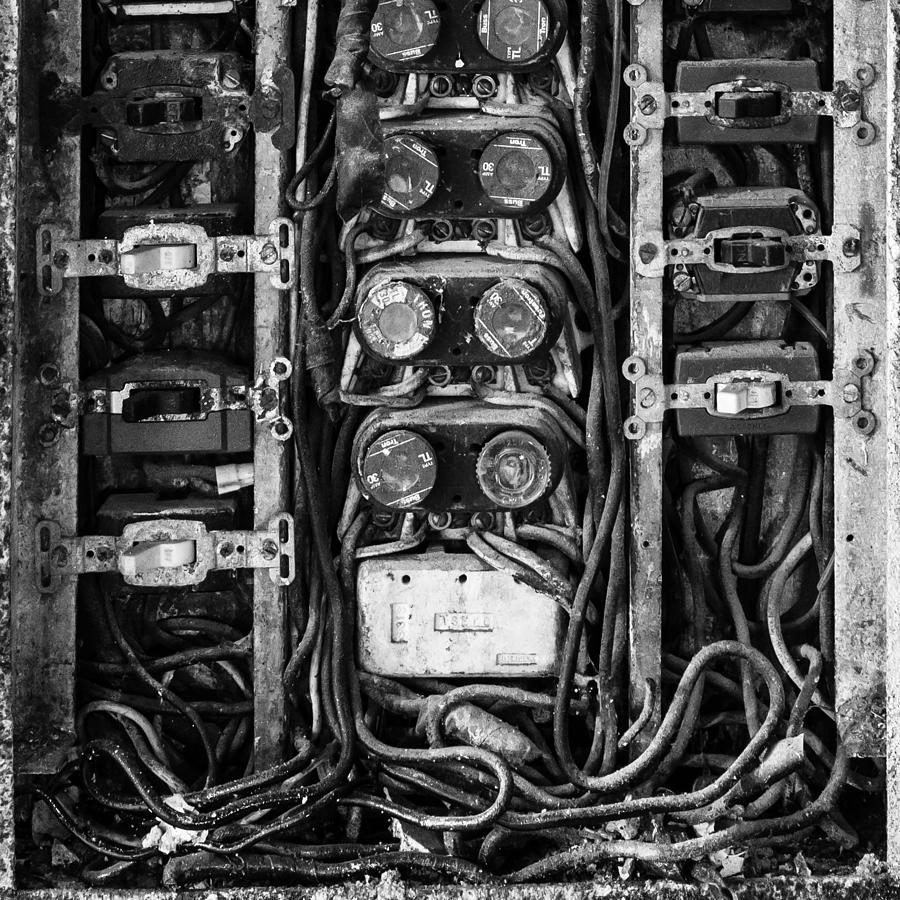 Fuse box Photograph by Mike Evangelist