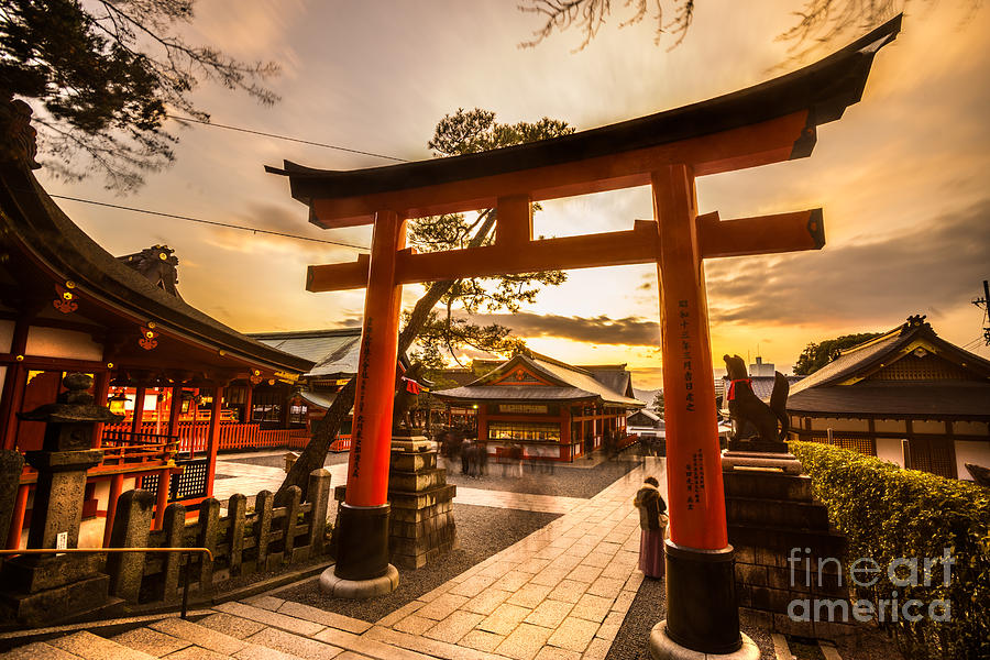Fushimi Inari Taisha Shrine in Kyoto #1 Photograph by Luciano Mortula