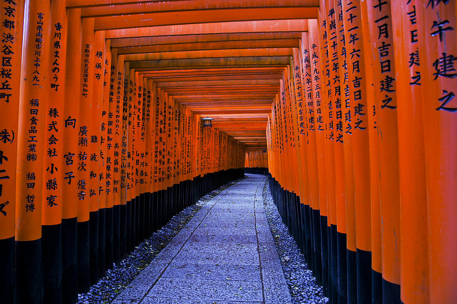 Fushimi Inari Taisha Shrines Photograph by Brian Kamprath