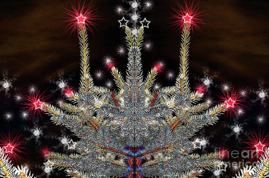Futuristic Christmas Sound Digital Art by Silva Wischeropp