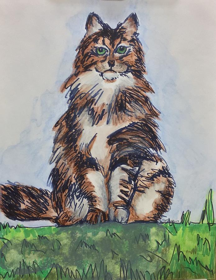 Fuzz Muffin Mixed Media by Tontileo | Fine Art America