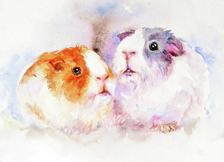 Fuzzy Buddies Painting by Arti Chauhan