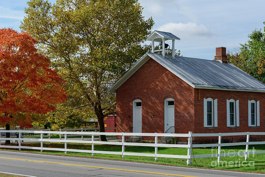 FX17E Little Red Schoolhouse by Ohio Stock Photography Art Prints FX17E Little Red Schoolhouse by Ohio Stock Photography Art Prints