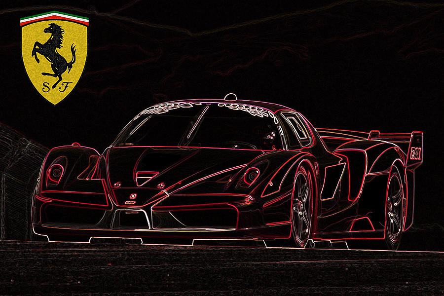 FXX art 2 Drawing by Darrell Foster